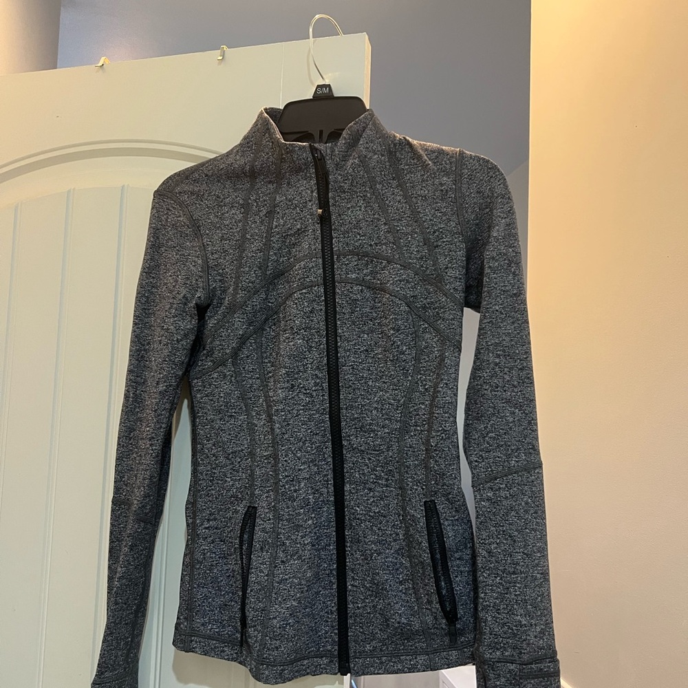 Women's Gray define zip up